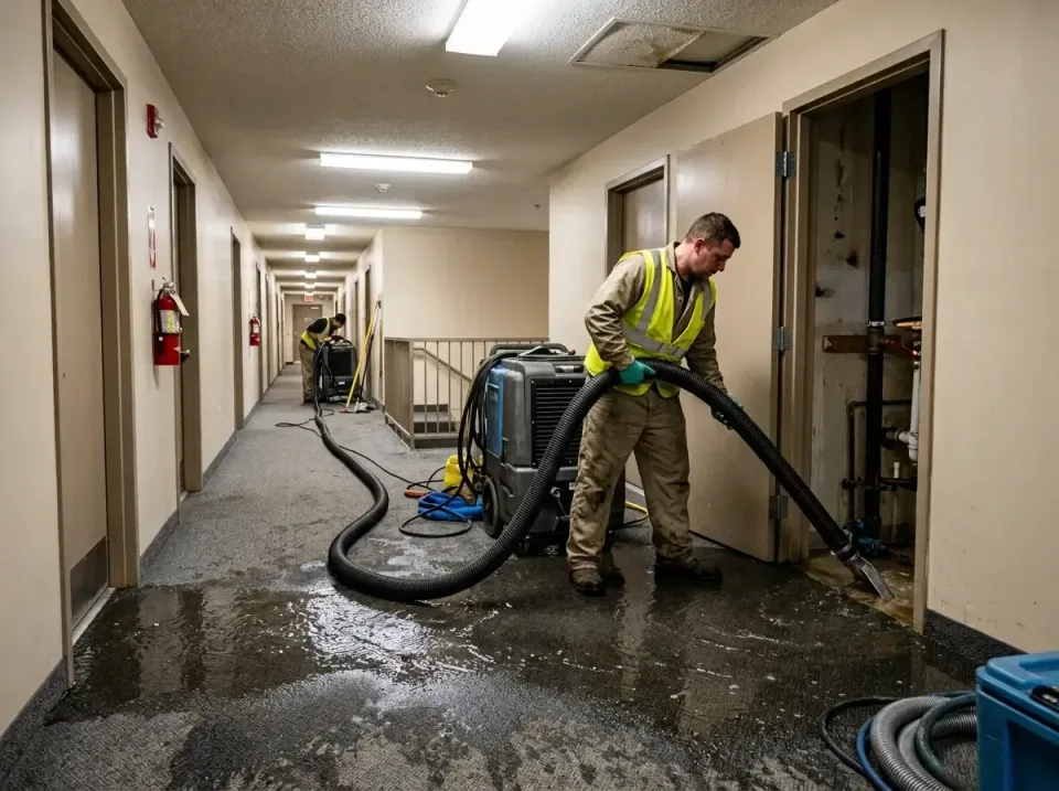 multi-unit-apartment-hallway-f-005 — frequently asked questions, Emergency Burst Pipe Water Extraction & Removal in Selma, TX